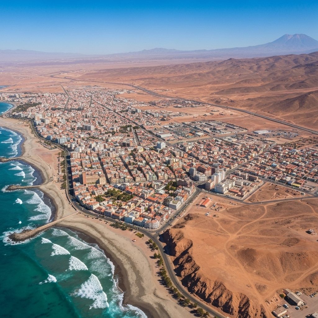 Vista aérea de Iquique