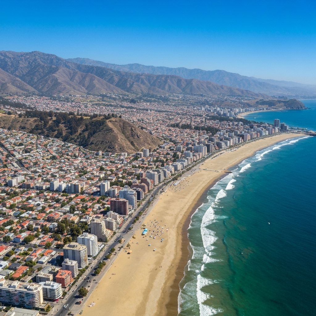 Vista aérea de La Serena